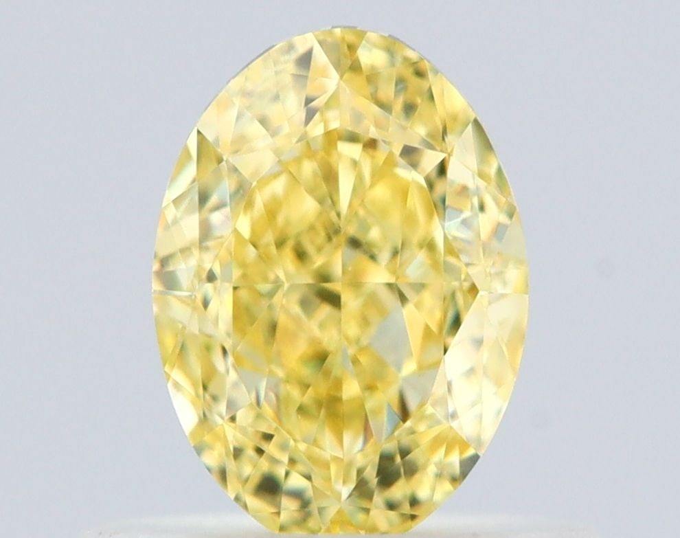 Loose Diamond - OVAL 0.59ct Fancy Intense Yellow VS1: Loose Diamond - OVAL 0.59ct Fancy Intense Yellow VS1 Source: Natural Shape: OVAL Carats: 0.59 Color: Fancy Intense Yellow Certification: GIA Video: