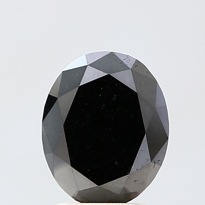 Loose Diamond - OVAL 2.41ct Black VVS2: Loose Diamond - OVAL 2.41ct Black VVS2 Source: Natural Shape: OVAL Carats: 2.41 Color: Black Certification: NONE Video:
