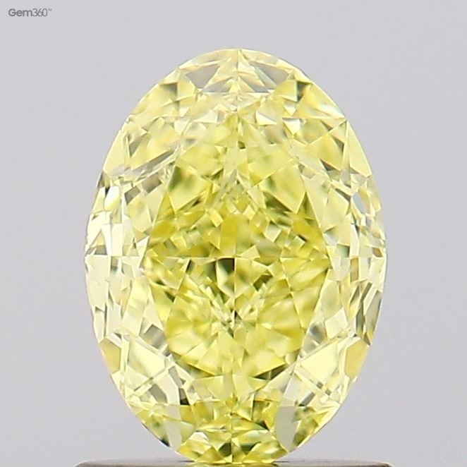 Loose Diamond - OVAL 1.2ct Fancy Intense Yellow VVS2: Loose Diamond - OVAL 1.2ct Fancy Intense Yellow VVS2 Source: Natural Shape: OVAL Carats: 1.2 Color: Fancy Intense Yellow Certification: GIA Video: