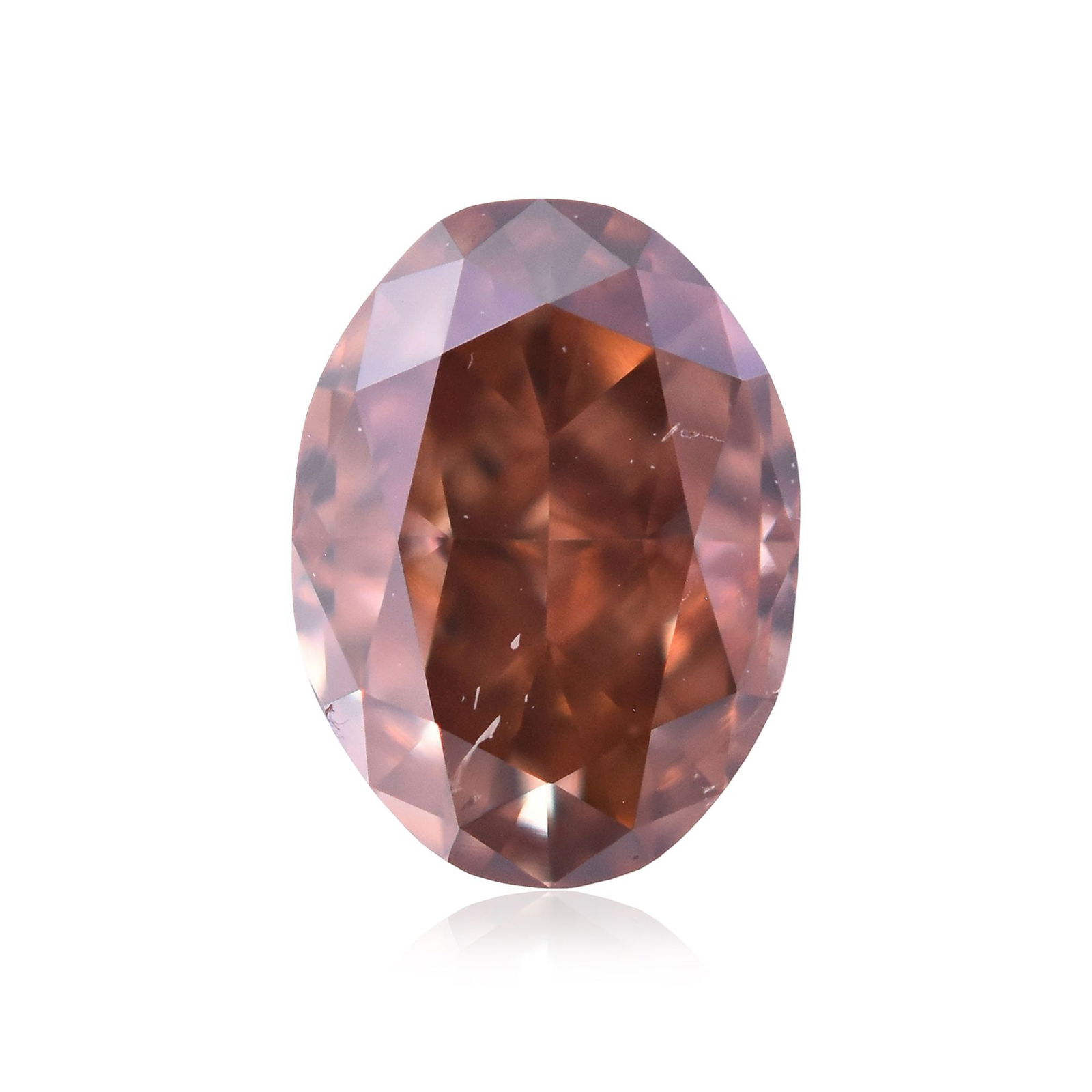 Loose Diamond - OVAL 0.33ct Fancy Deep Brownish Orangey Pink SI1: Loose Diamond - OVAL 0.33ct Fancy Deep Brownish Orangey Pink SI1 Source: Natural Shape: OVAL Carats: 0.33 Color: Fancy Deep Brownish Orangey Pink Certification: GIA Video: