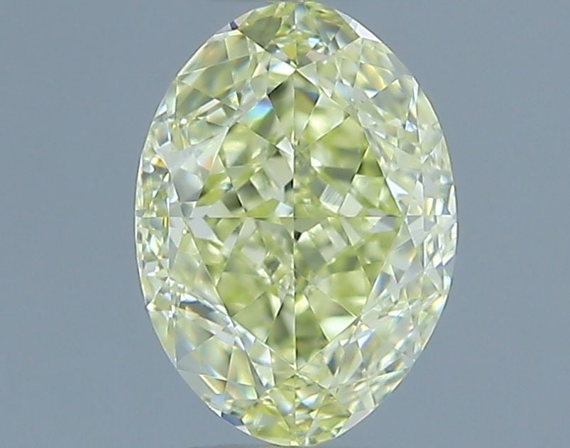 Loose Diamond - OVAL 1.0ct Fancy Light Yellow VS1: Loose Diamond - OVAL 1.0ct Fancy Light Yellow VS1 Source: Natural Shape: OVAL Carats: 1.0 Color: Fancy Light Yellow Certification: GIA Video: