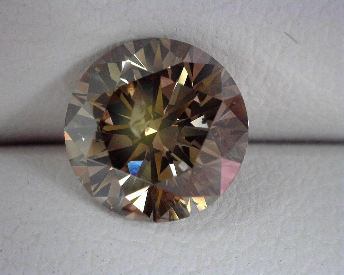 Loose Diamond - ROUND 1.27ct Brown I1 (1 of 1)