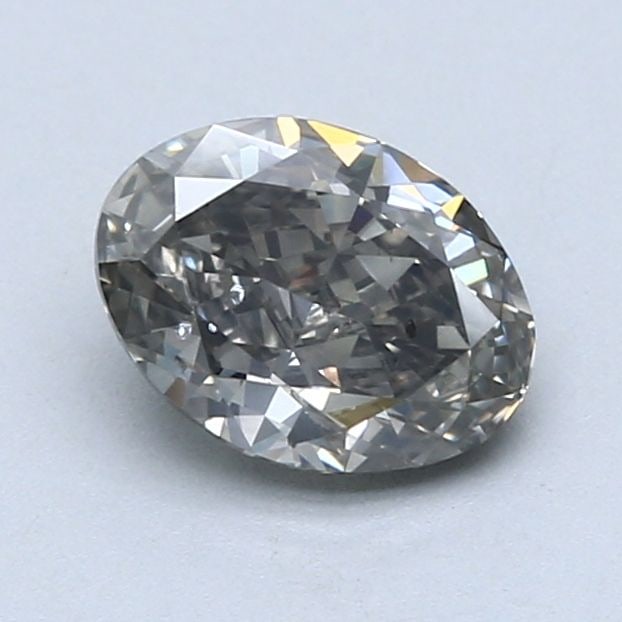 Loose Diamond - OVAL 1.21ct Fancy Gray SI2: Loose Diamond - OVAL 1.21ct Fancy Gray SI2 Source: Natural Shape: OVAL Carats: 1.21 Color: Fancy Gray Certification: GIA Video: