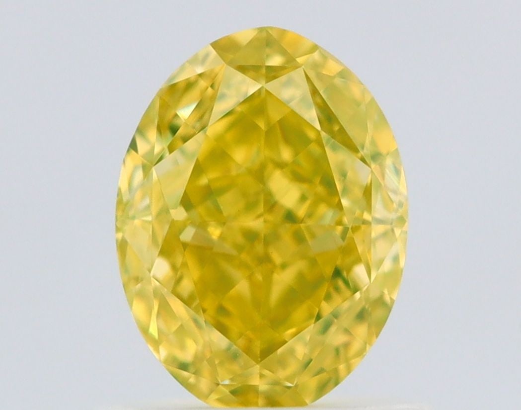 Loose Diamond - OVAL 1.0ct Fancy Intense Yellow VS2: Loose Diamond - OVAL 1.0ct Fancy Intense Yellow VS2 Source: Natural Shape: OVAL Carats: 1.0 Color: Fancy Intense Yellow Certification: GIA Video: