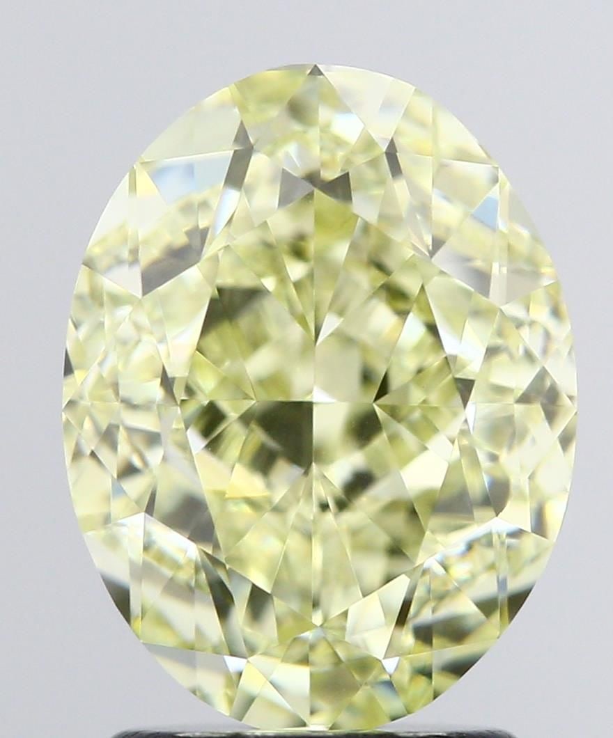 Loose Diamond - OVAL 2.9ct Fancy Light Yellow VS1: Loose Diamond - OVAL 2.9ct Fancy Light Yellow VS1 Source: Natural Shape: OVAL Carats: 2.9 Color: Fancy Light Yellow Certification: GIA Video: