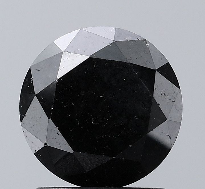 Loose Diamond - ROUND 1.87ct Fancy Black VS2: Loose Diamond - ROUND 1.87ct Fancy Black VS2 Source: Natural Shape: ROUND Carats: 1.87 Color: Fancy Black Certification: NONE Video: