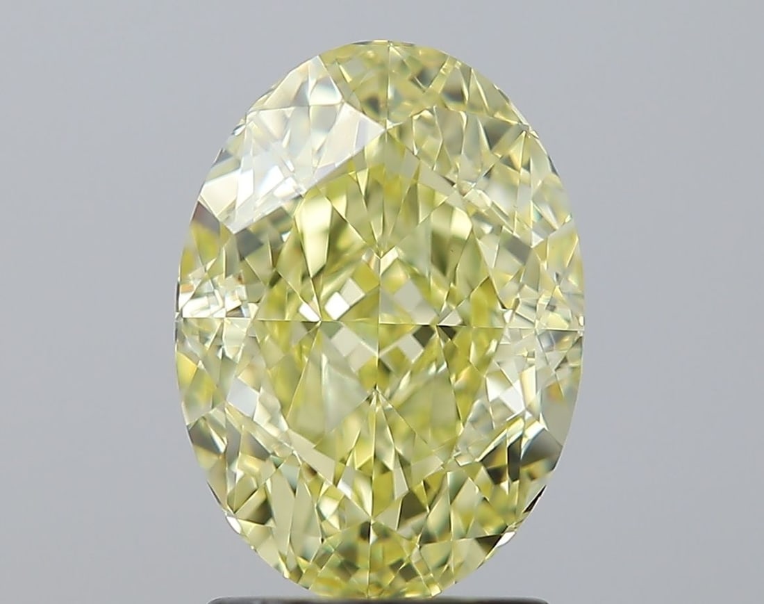 Loose Diamond - OVAL 2.33ct Fancy Intense Yellow VVS2: Loose Diamond - OVAL 2.33ct Fancy Intense Yellow VVS2 Source: Natural Shape: OVAL Carats: 2.33 Color: Fancy Intense Yellow Certification: GIA Video: