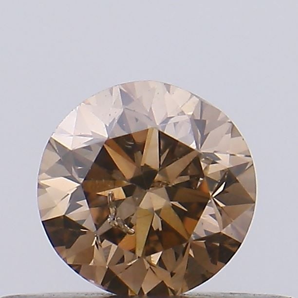 Loose Diamond - ROUND 0.3ct Fancy Brown SI2: Loose Diamond - ROUND 0.3ct Fancy Brown SI2 Source: Natural Shape: ROUND Carats: 0.3 Color: Fancy Brown Certification: NONE Video: