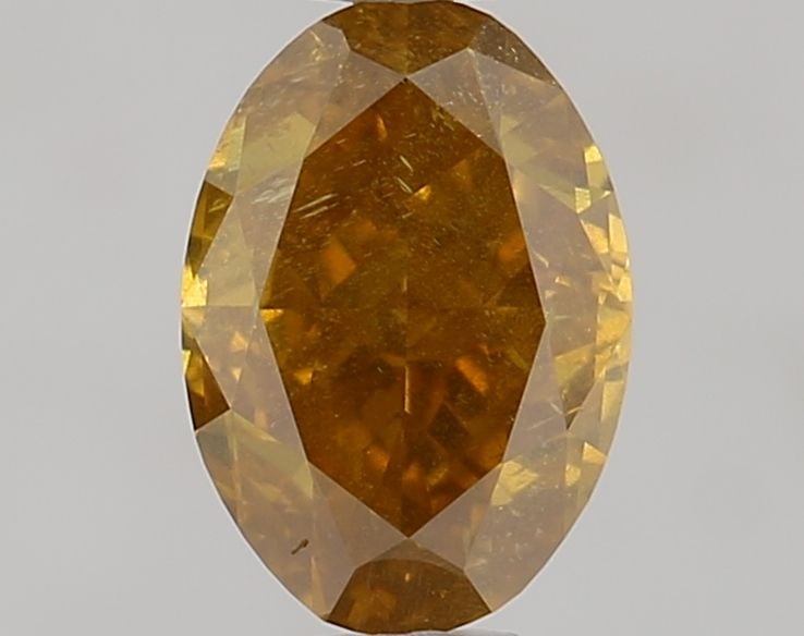 Loose Diamond - OVAL 0.7ct Fancy Deep Brownish Yellow I1 (1 of 1)