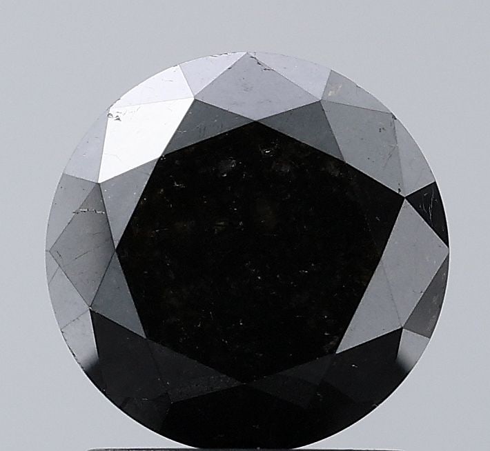 Loose Diamond - ROUND 1.94ct Fancy Black VS2: Loose Diamond - ROUND 1.94ct Fancy Black VS2 Source: Natural Shape: ROUND Carats: 1.94 Color: Fancy Black Certification: NONE Video: