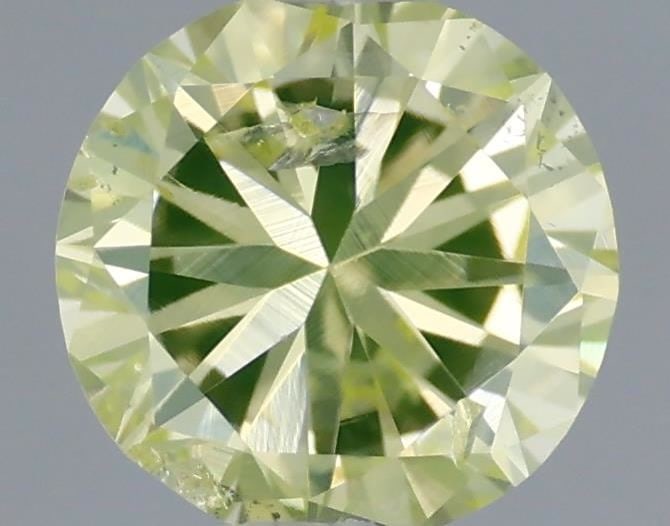 Loose Diamond - ROUND 0.25ct Fancy Green Yellow: Loose Diamond - ROUND 0.25ct Fancy Green Yellow Source: Natural Shape: ROUND Carats: 0.25 Color: Fancy Green Yellow Certification: GIA Video: