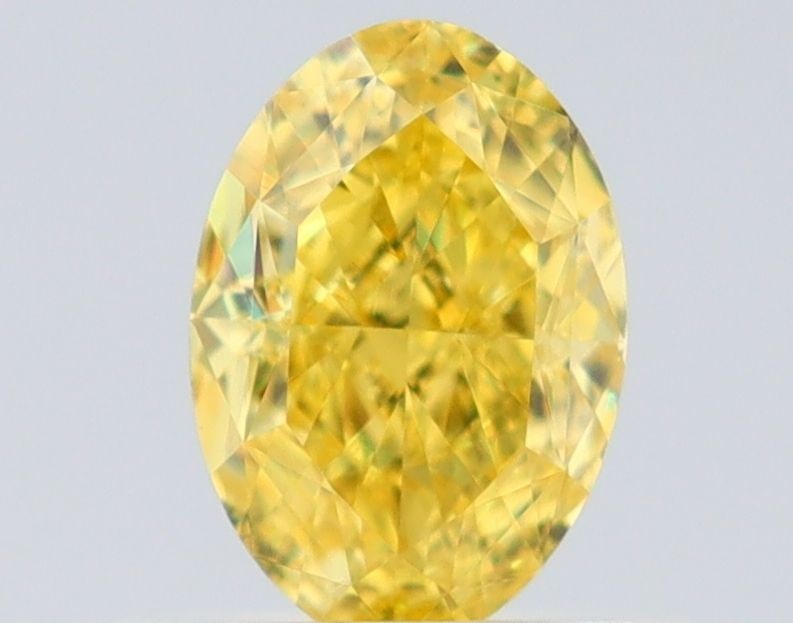 Loose Diamond - OVAL 0.65ct Fancy Vivid Yellow VS2: Loose Diamond - OVAL 0.65ct Fancy Vivid Yellow VS2 Source: Natural Shape: OVAL Carats: 0.65 Color: Fancy Vivid Yellow Certification: GIA Video:
