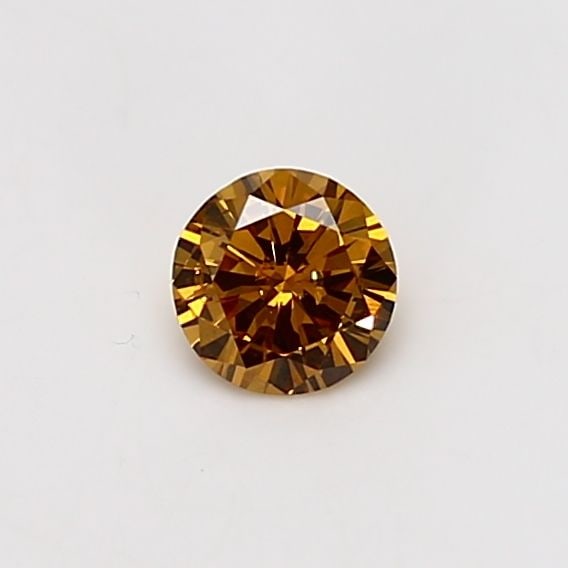 Loose Diamond - ROUND 0.3ct Fancy Deep Orange Yellow: Loose Diamond - ROUND 0.3ct Fancy Deep Orange Yellow Source: Natural Shape: ROUND Carats: 0.3 Color: Fancy Deep Orange Yellow Certification: GIA Video: