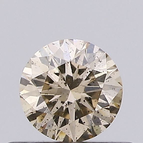 Loose Diamond - ROUND 0.38ct Fancy Light Brown SI2: Loose Diamond - ROUND 0.38ct Fancy Light Brown SI2 Source: Natural Shape: ROUND Carats: 0.38 Color: Fancy Light Brown Certification: NONE Video: