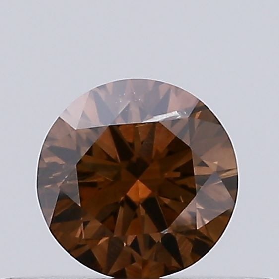 Loose Diamond - ROUND 0.24ct Fancy Brown I1: Loose Diamond - ROUND 0.24ct Fancy Brown I1 Source: Natural Shape: ROUND Carats: 0.24 Color: Fancy Brown Certification: NONE Video: