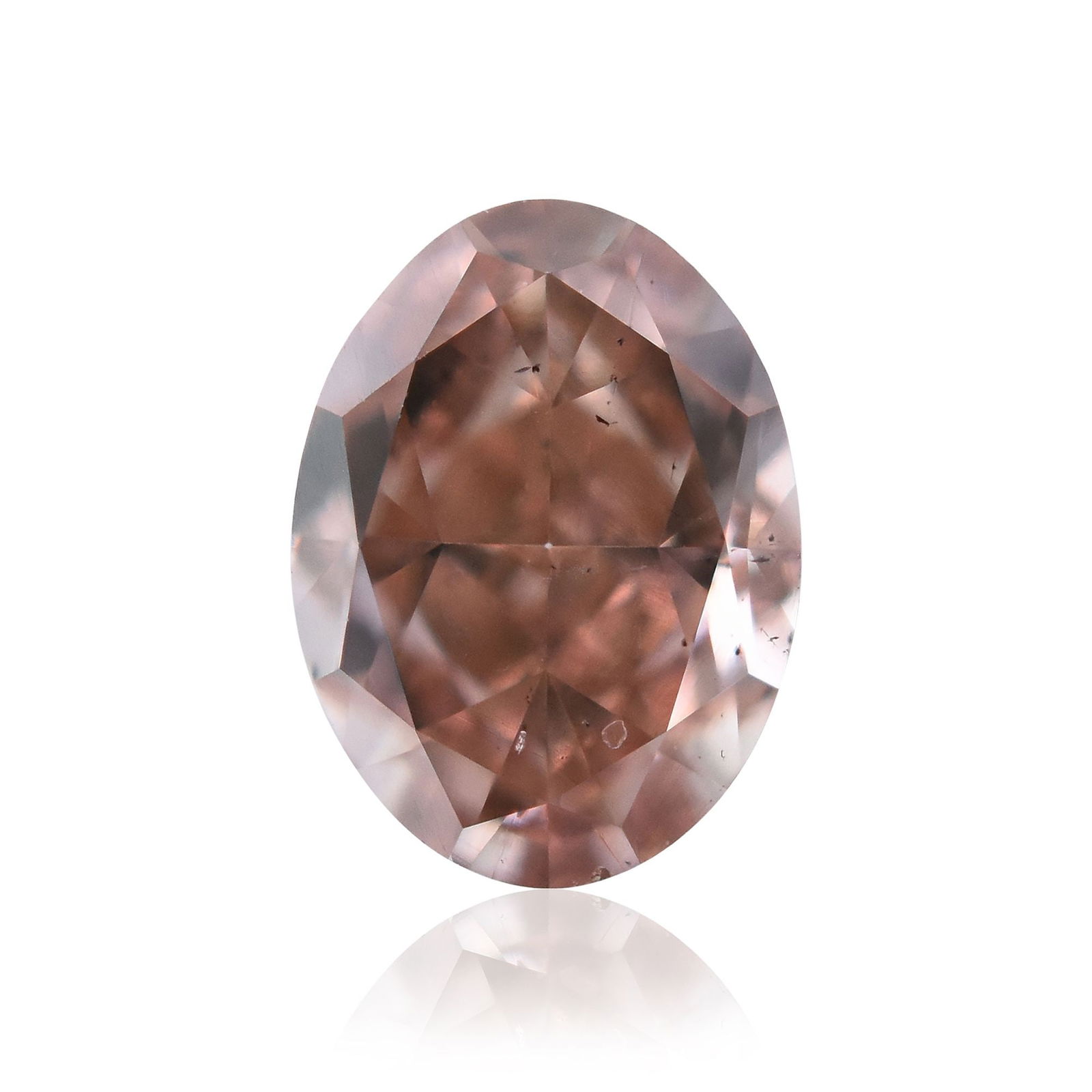 Loose Diamond - OVAL 0.35ct Fancy Intense Orangey Pink SI1: Loose Diamond - OVAL 0.35ct Fancy Intense Orangey Pink SI1 Source: Natural Shape: OVAL Carats: 0.35 Color: Fancy Intense Orangey Pink Certification: GIA Video: