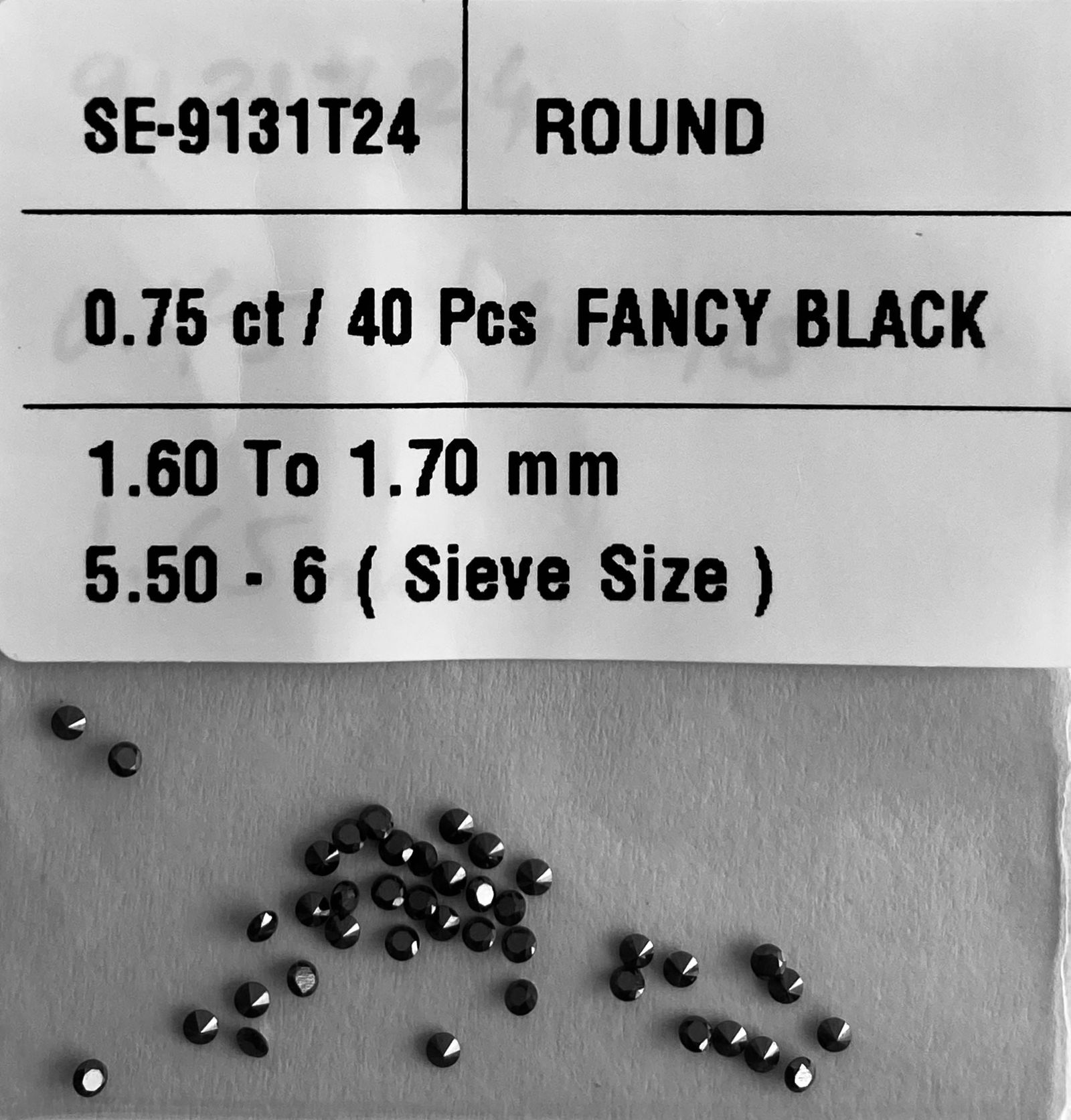 Loose Diamond - ROUND 0.75ct Fancy Black VVS2 (1 of 1)