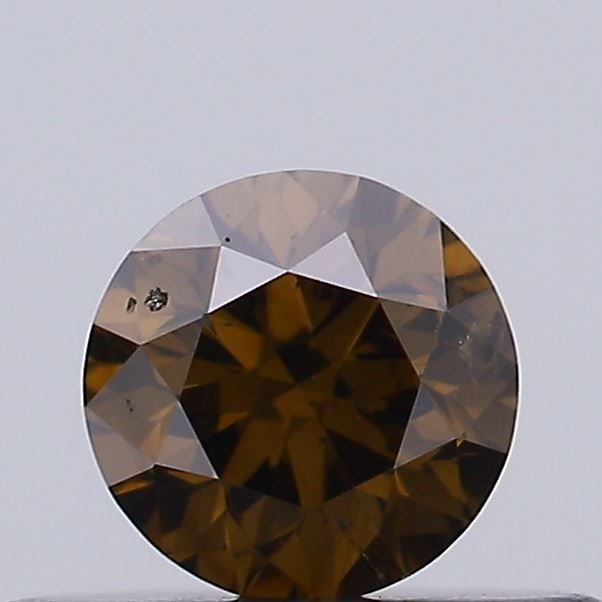 Loose Diamond - ROUND 0.3ct Fancy Brown SI2: Loose Diamond - ROUND 0.3ct Fancy Brown SI2 Source: Natural Shape: ROUND Carats: 0.3 Color: Fancy Brown Certification: NONE Video: