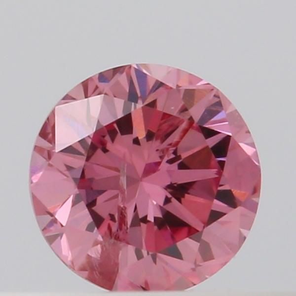 Loose Diamond - ROUND 0.2ct Fancy Intense Pink I2: Loose Diamond - ROUND 0.2ct Fancy Intense Pink I2 Source: Natural Shape: ROUND Carats: 0.2 Color: Fancy Intense Pink Certification: GIA Video: