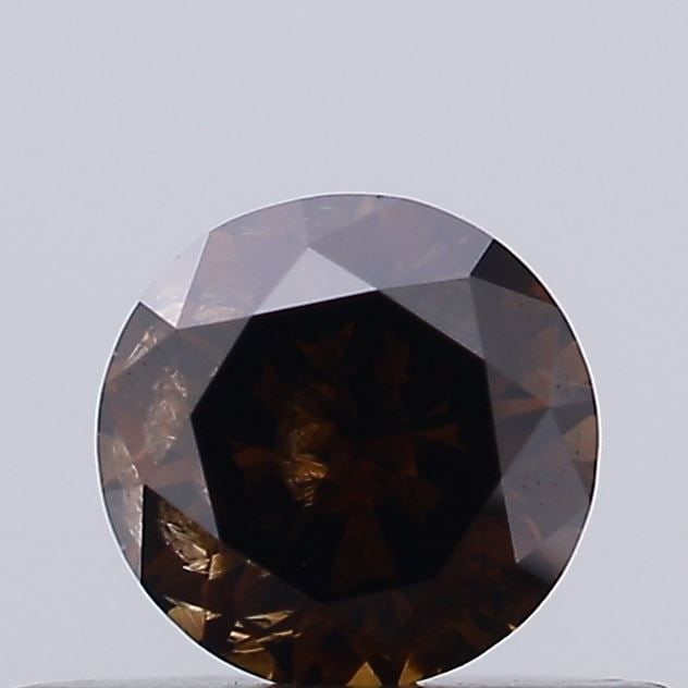 Loose Diamond - ROUND 0.35ct Fancy Brown I3: Loose Diamond - ROUND 0.35ct Fancy Brown I3 Source: Natural Shape: ROUND Carats: 0.35 Color: Fancy Brown Certification: NONE Video:
