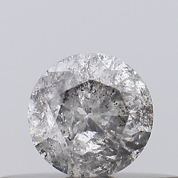 Loose Diamond - ROUND 0.24ct Salt and Pepper I3: Loose Diamond - ROUND 0.24ct Salt and Pepper I3 Source: Natural Shape: ROUND Carats: 0.24 Color: Salt and Pepper Certification: NONE Video:
