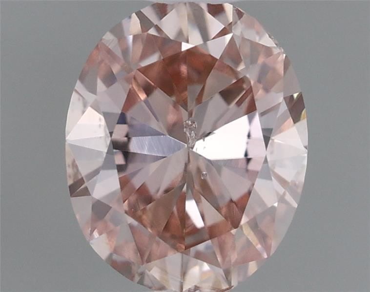 Loose Diamond - OVAL 0.52ct Fancy Brownish Orangey Pink SI2: Loose Diamond - OVAL 0.52ct Fancy Brownish Orangey Pink SI2 Source: Natural Shape: OVAL Carats: 0.52 Color: Fancy Brownish Orangey Pink Certification: GIA Video: