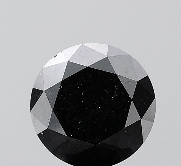 Loose Diamond - ROUND 1.73ct Fancy Black VVS2: Loose Diamond - ROUND 1.73ct Fancy Black VVS2 Source: Natural Shape: ROUND Carats: 1.73 Color: Fancy Black Certification: NONE Video: