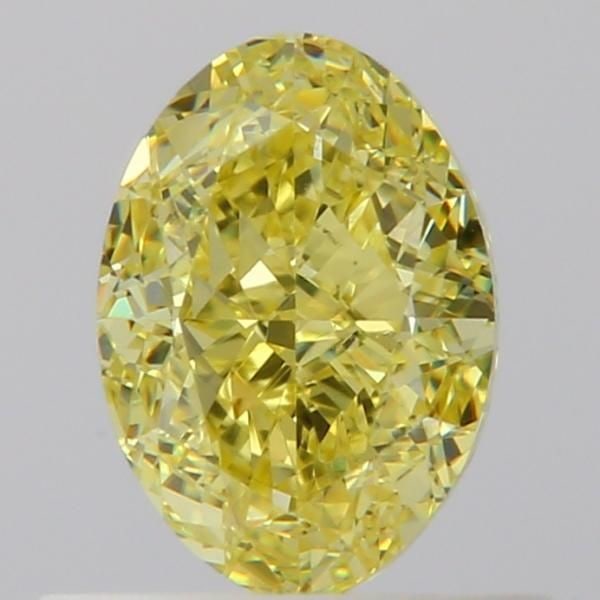 Loose Diamond - OVAL 0.64ct Fancy Yellow VVS2: Loose Diamond - OVAL 0.64ct Fancy Yellow VVS2 Source: Natural Shape: OVAL Carats: 0.64 Color: Fancy Yellow Certification: GIA The Diamond Depot Guarantee: All items in this auction are guaranteed to b