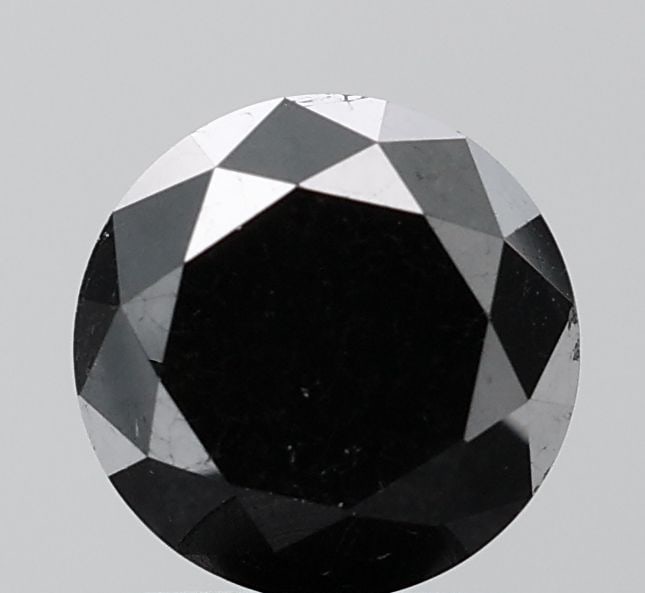 Loose Diamond - ROUND 2.65ct Fancy Black VS2: Loose Diamond - ROUND 2.65ct Fancy Black VS2 Source: Natural Shape: ROUND Carats: 2.65 Color: Fancy Black Certification: NONE Video: