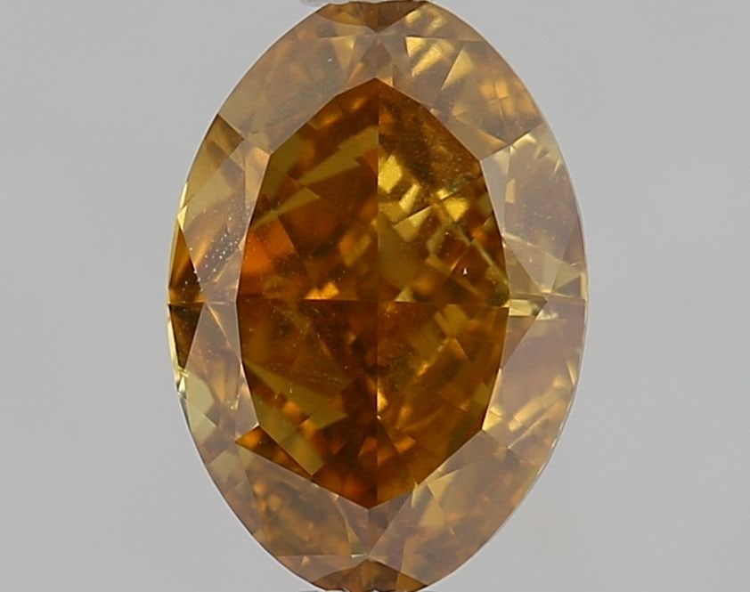 Loose Diamond - OVAL 1.0ct Fancy Deep Brown Orange I1: Loose Diamond - OVAL 1.0ct Fancy Deep Brown Orange I1 Source: Natural Shape: OVAL Carats: 1.0 Color: Fancy Deep Brown Orange Certification: GIA Video: