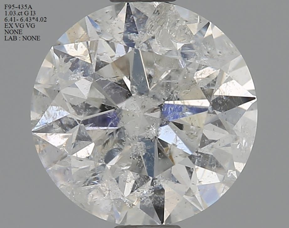 Loose Diamond - ROUND 1.03ct G I3 (1 of 1)