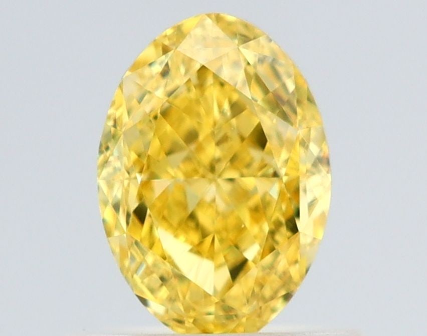 Loose Diamond - OVAL 0.73ct Fancy Intense Yellow VVS1: Loose Diamond - OVAL 0.73ct Fancy Intense Yellow VVS1 Source: Natural Shape: OVAL Carats: 0.73 Color: Fancy Intense Yellow Certification: GIA Video: