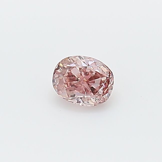 Loose Diamond - OVAL 0.16ct Fancy Intense Orangey Pink SI2: Loose Diamond - OVAL 0.16ct Fancy Intense Orangey Pink SI2 Source: Natural Shape: OVAL Carats: 0.16 Color: Fancy Intense Orangey Pink Certification: GIA Video: