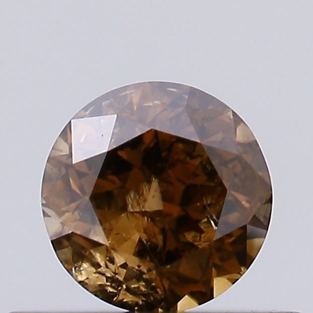 Loose Diamond - ROUND 0.33ct Fancy Brown I1: Loose Diamond - ROUND 0.33ct Fancy Brown I1 Source: Natural Shape: ROUND Carats: 0.33 Color: Fancy Brown Certification: NONE Video: