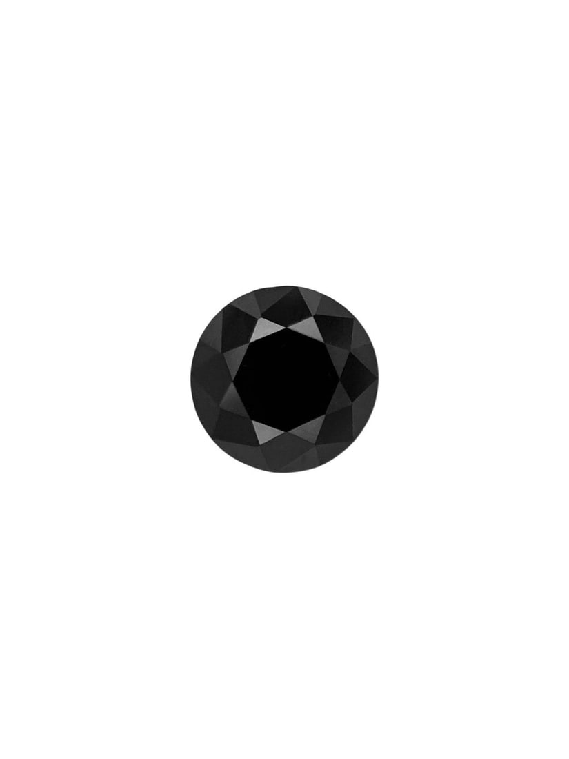 Loose Diamond - ROUND 0.55ct Fancy Black VVS2: Loose Diamond - ROUND 0.55ct Fancy Black VVS2 Source: Natural Shape: ROUND Carats: 0.55 Color: Fancy Black Certification: NONE The Diamond Depot Guarantee: All items in this auction are guaranteed to