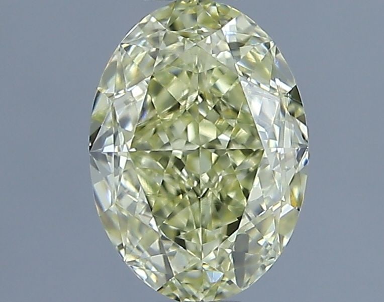 Loose Diamond - OVAL 1.04ct Fancy Light Yellow VS1: Loose Diamond - OVAL 1.04ct Fancy Light Yellow VS1 Source: Natural Shape: OVAL Carats: 1.04 Color: Fancy Light Yellow Certification: GIA Video: