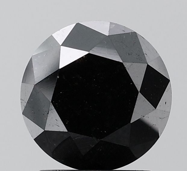 Loose Diamond - ROUND 2.75ct Fancy Black VS1: Loose Diamond - ROUND 2.75ct Fancy Black VS1 Source: Natural Shape: ROUND Carats: 2.75 Color: Fancy Black Certification: NONE Video: