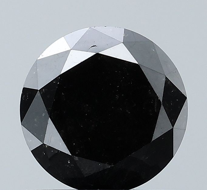 Loose Diamond - ROUND 0.86ct Fancy Black VS2: Loose Diamond - ROUND 0.86ct Fancy Black VS2 Source: Natural Shape: ROUND Carats: 0.86 Color: Fancy Black Certification: NONE Video: