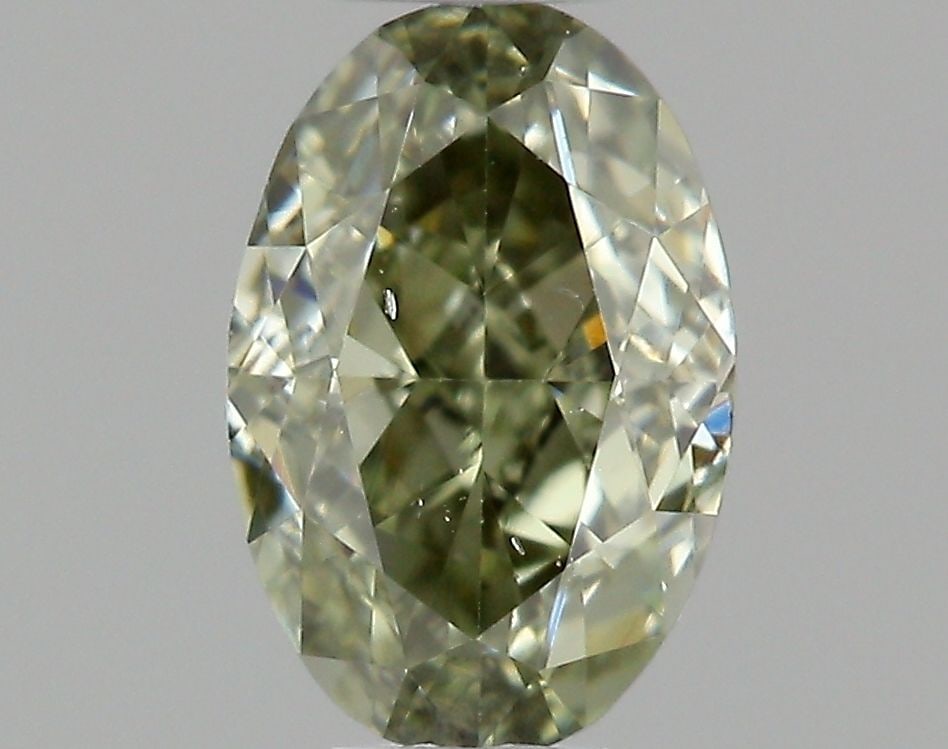 Loose Diamond - OVAL 0.25ct Fancy Dark Greenish Gray SI1: Loose Diamond - OVAL 0.25ct Fancy Dark Greenish Gray SI1 Source: Natural Shape: OVAL Carats: 0.25 Color: Fancy Dark Greenish Gray Certification: GIA Video: