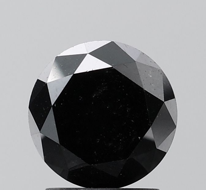 Loose Diamond - ROUND 2.43ct Black VVS2: Loose Diamond - ROUND 2.43ct Black VVS2 Source: Natural Shape: ROUND Carats: 2.43 Color: Black Certification: NONE Video: