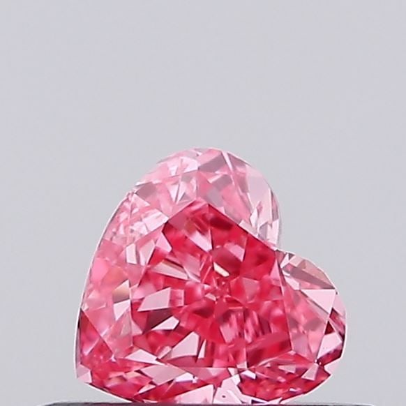 Loose Diamond - HEART 0.26ct Fancy Vivid Pink VVS2: Loose Diamond - HEART 0.26ct Fancy Vivid Pink VVS2 Source: This is a real non-mined Diamond that has been grown in a lab Shape: HEART Carats: 0.26 Color: Fancy Vivid Pink Certification: NONE Video: