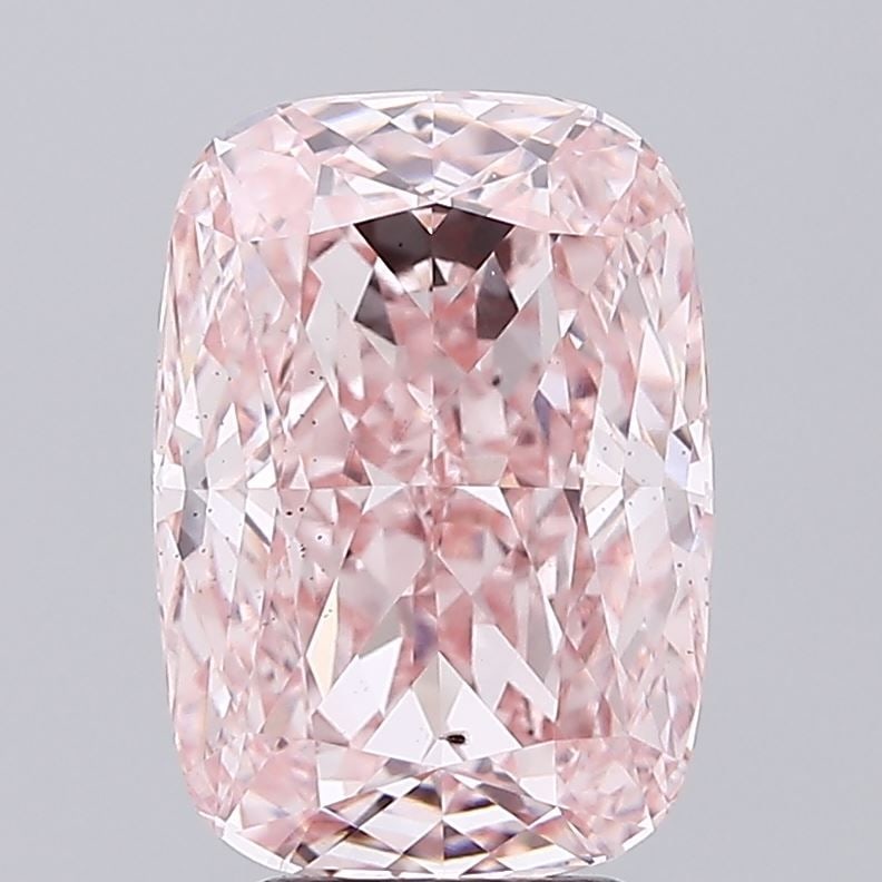 Loose Diamond - CUSHION MODIFIED 5.06ct Fancy Vivid Pink VS2: Loose Diamond - CUSHION MODIFIED 5.06ct Fancy Vivid Pink VS2 Source: This is a real non-mined Diamond that has been grown in a lab Shape: CUSHION MODIFIED Carats: 5.06 Color: Fancy Vivid Pink Certific