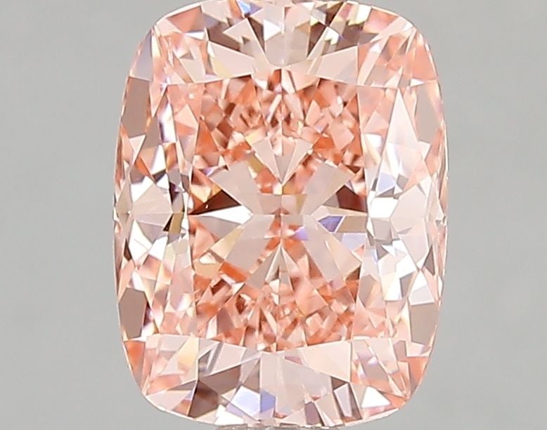 Loose Diamond - CUSHION MODIFIED 2.08ct Fancy Vivid Pink VS2: Loose Diamond - CUSHION MODIFIED 2.08ct Fancy Vivid Pink VS2 Source: This is a real non-mined Diamond that has been grown in a lab Shape: CUSHION MODIFIED Carats: 2.08 Color: Fancy Vivid Pink Certific