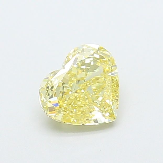 Loose Diamond - HEART 1.0ct Fancy Yellow VS1: Loose Diamond - HEART 1.0ct Fancy Yellow VS1 Source: This is a real non-mined Diamond that has been grown in a lab Shape: HEART Carats: 1.0 Color: Fancy Yellow Certification: IGI Video: