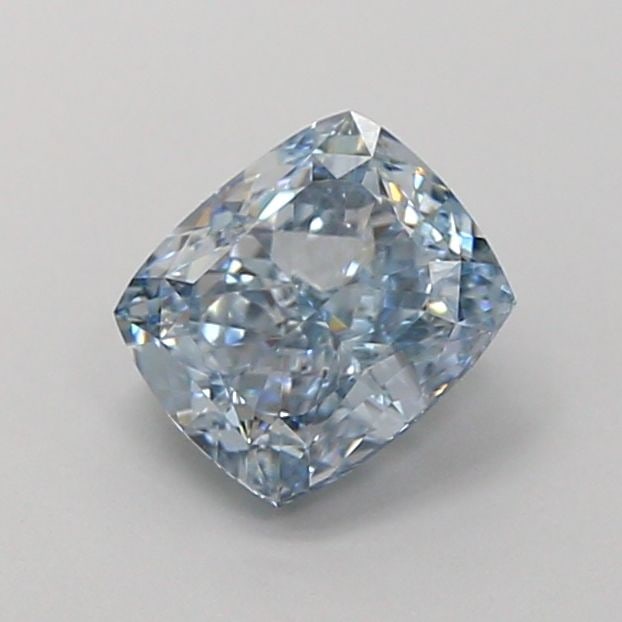 Loose Diamond - CUSHION MODIFIED 1.34ct Fancy Vivid Blue VVS2: Loose Diamond - CUSHION MODIFIED 1.34ct Fancy Vivid Blue VVS2 Source: This is a real non-mined Diamond that has been grown in a lab Shape: CUSHION MODIFIED Carats: 1.34 Color: Fancy Vivid Blue Certifi