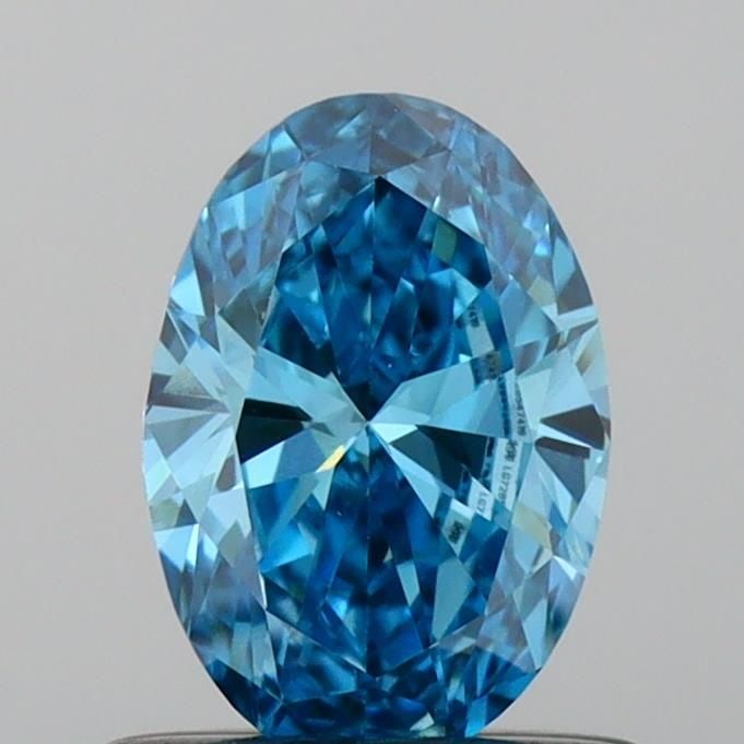 Loose Diamond - OVAL 0.55ct Fancy Vivid Blue VS1: Loose Diamond - OVAL 0.55ct Fancy Vivid Blue VS1 Source: This is a real non-mined Diamond that has been grown in a lab Shape: OVAL Carats: 0.55 Color: Fancy Vivid Blue Certification: IGI Video: