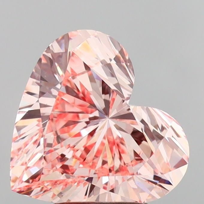 Loose Diamond - HEART 3.07ct Fancy Intense Pink VS1: Loose Diamond - HEART 3.07ct Fancy Intense Pink VS1 Source: This is a real non-mined Diamond that has been grown in a lab Shape: HEART Carats: 3.07 Color: Fancy Intense Pink Certification: IGI Video: