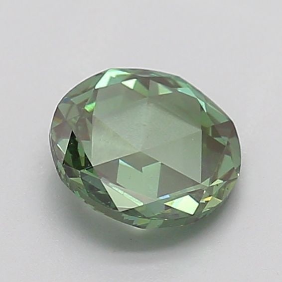 Loose Diamond - ROSE 0.73ct Fancy Vivid Green VS1: Loose Diamond - ROSE 0.73ct Fancy Vivid Green VS1 Source: This is a real non-mined Diamond that has been grown in a lab Shape: ROSE Carats: 0.73 Color: Fancy Vivid Green Certification: IGI The Diamond