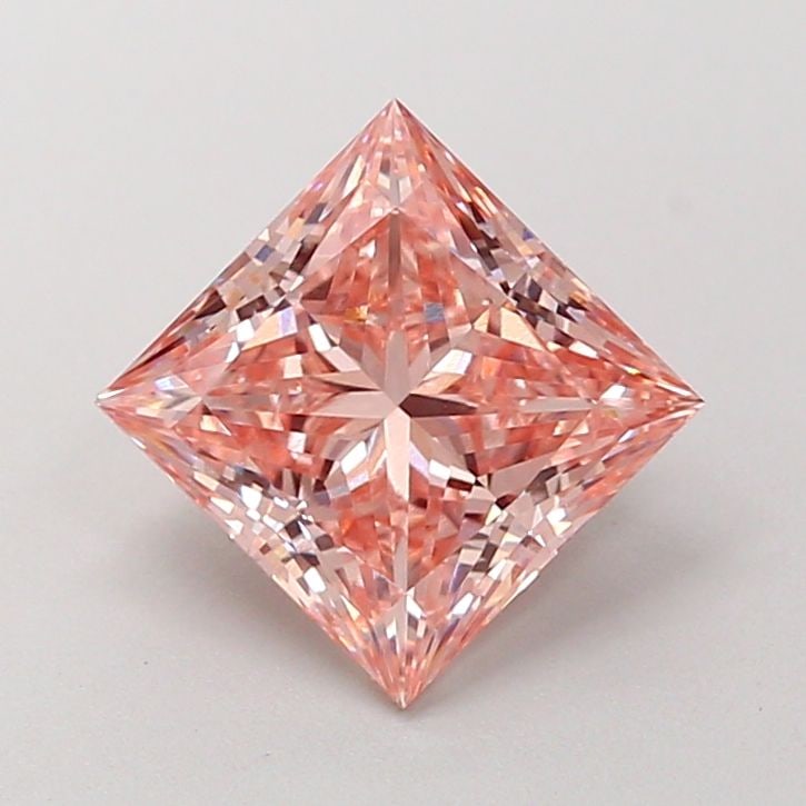 Loose Diamond - PRINCESS 2.26ct Fancy Pink VS1: Loose Diamond - PRINCESS 2.26ct Fancy Pink VS1 Source: This is a real non-mined Diamond that has been grown in a lab Shape: PRINCESS Carats: 2.26 Color: Fancy Pink Certification: IGI Video: Video