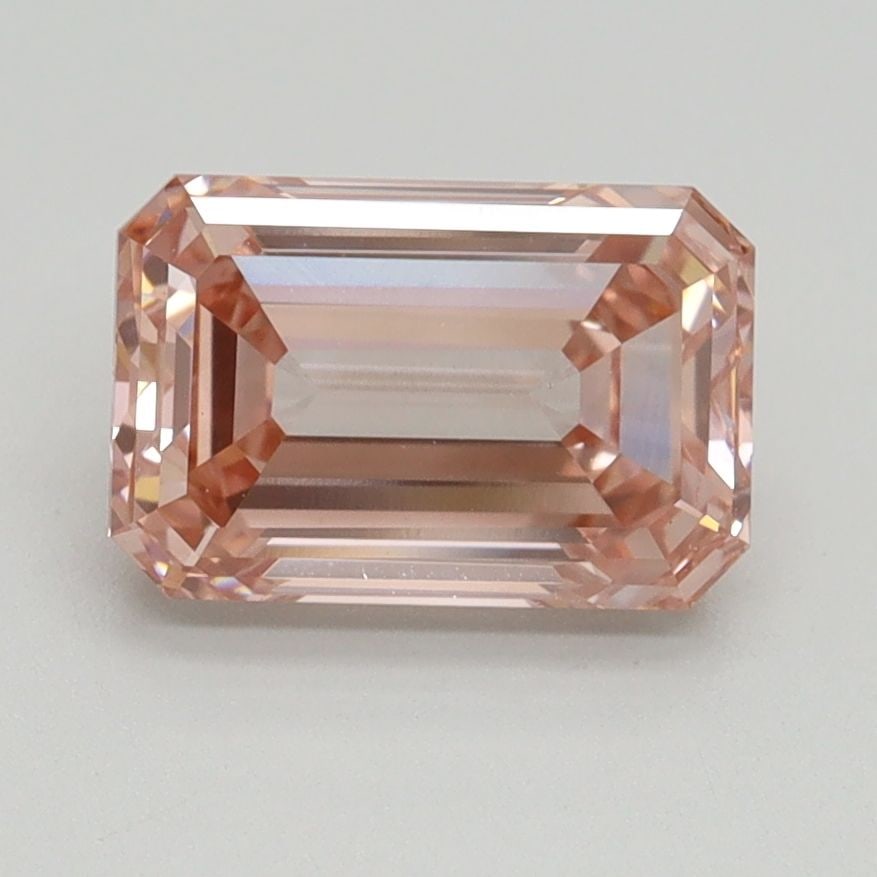 Loose Diamond - EMERALD 2.0ct Fancy Pink VS1: Loose Diamond - EMERALD 2.0ct Fancy Pink VS1 Source: This is a real non-mined Diamond that has been grown in a lab Shape: EMERALD Carats: 2.0 Color: Fancy Pink Certification: IGI Video: Video Link 